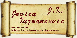 Jovica Kuzmančević vizit kartica